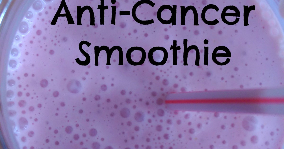 Strawberry Anti Cancer Budwig Smoothie Anticancermom